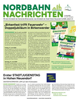 Nordbahn News vom 1748044800