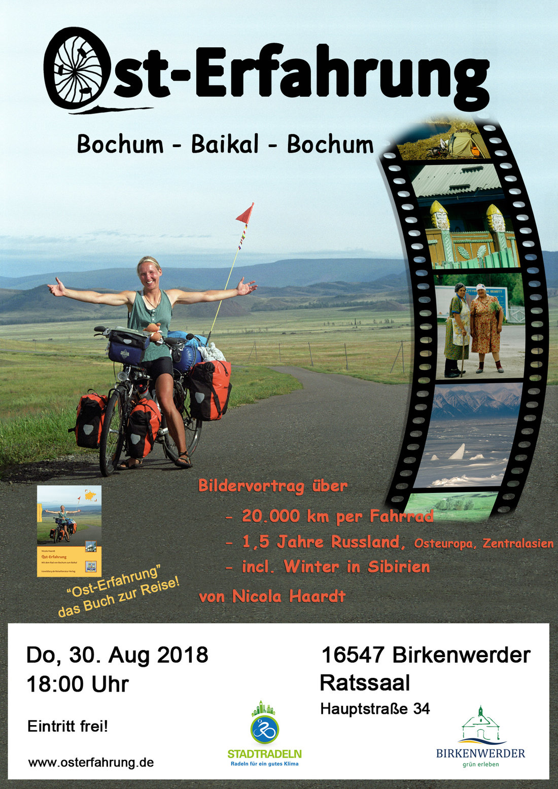 Vortrag 20.000 km mit dem Fahrrad Von Bochum zum