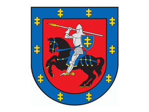 Das Wappen der Partnerstadt Sumskas