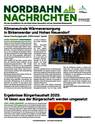 Nordbahn News vom 1766188800