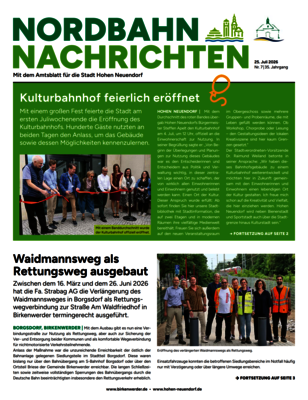 Nordbahn News vom 1784764800