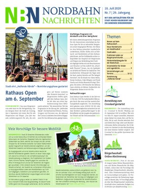Nordbahn News vom 1594677600