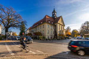 Foto: Blick auf Rathaus Birkenwerder
