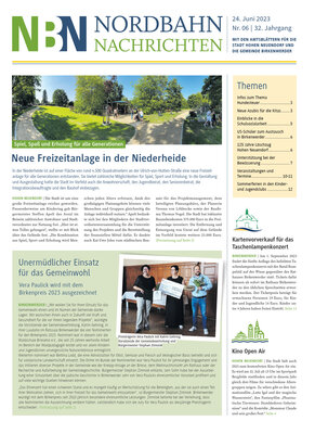 Nordbahn News vom 1687730400