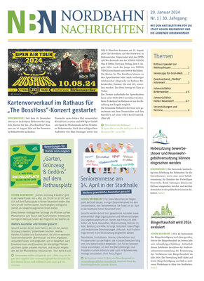 Nordbahn News vom 1705359600