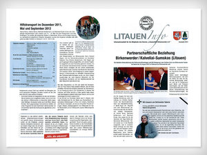 Litauen Info - Partnerschaftliche Beziehung Birkenwerder / Kalveliai-Sumskas (Litauen)